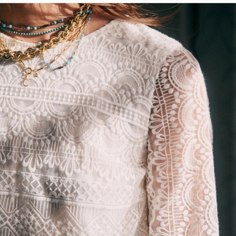 Nwt! Sezane Leane dress white - Picture 4 of 11